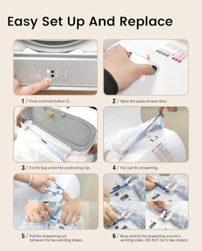 Litter Waste Bags for Self-Cleaning Litter Boxes (3 Rolls): image 7