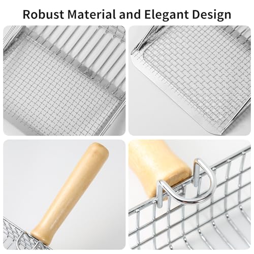 Stainless Steel Cat Litter Scoop Set with Holder, Dustpan & Broom: image 4