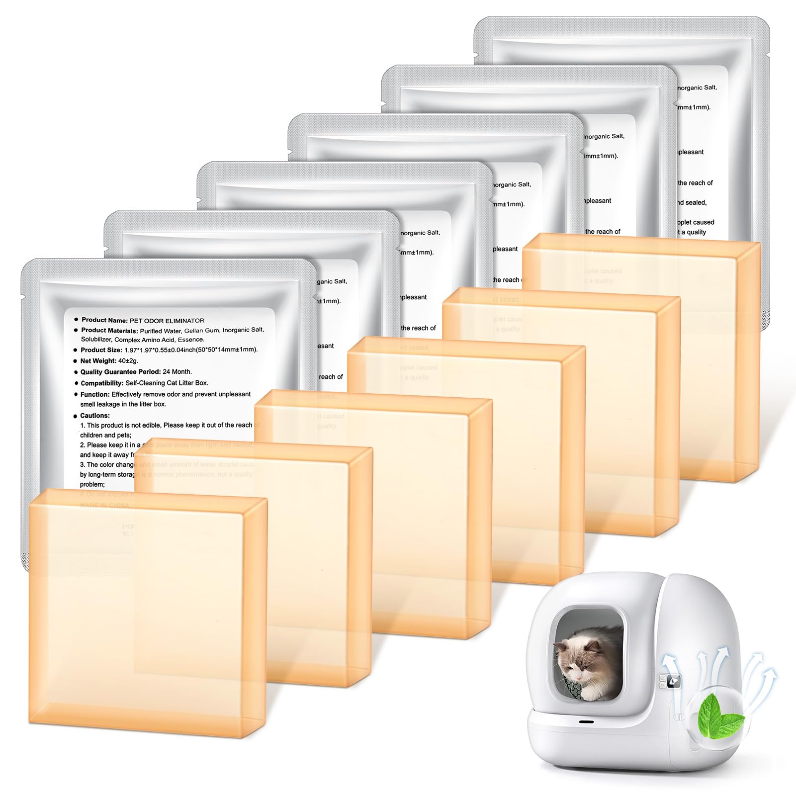N50 2.0 Odour Eliminator Cartridges for PETKIT (6 Pack)