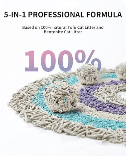 PETKIT 5-in-1 Mixed Tofu Clumping Cat Litter (14L, 2 Packs): image 3