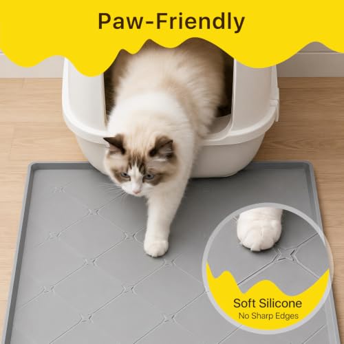 Large Silicone Cat Litter Mat (86 x 56 cm): image 5