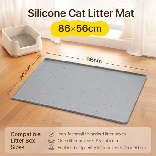 Large Silicone Cat Litter Mat (86 x 56 cm): image 7