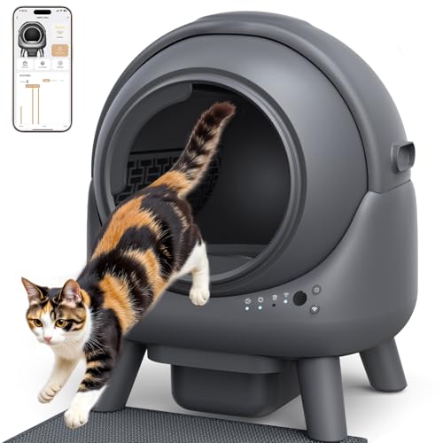 FEELNEEDY 65L Self-Cleaning Cat Litter Box: image 2