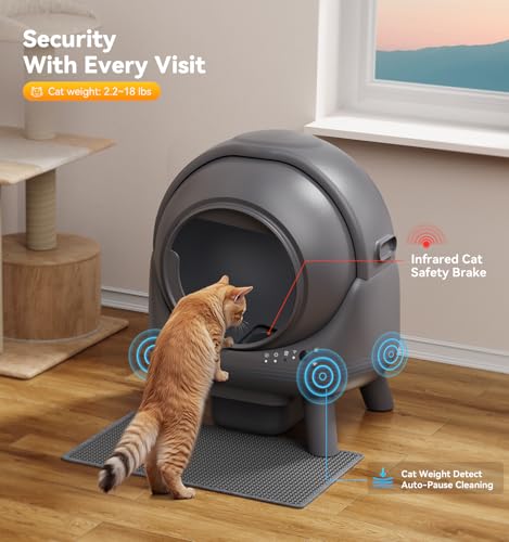 FEELNEEDY 65L Self-Cleaning Cat Litter Box: image 6