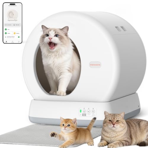 MeoWant 57.6L Self-Cleaning Litter Box for Senior Cats: image 2