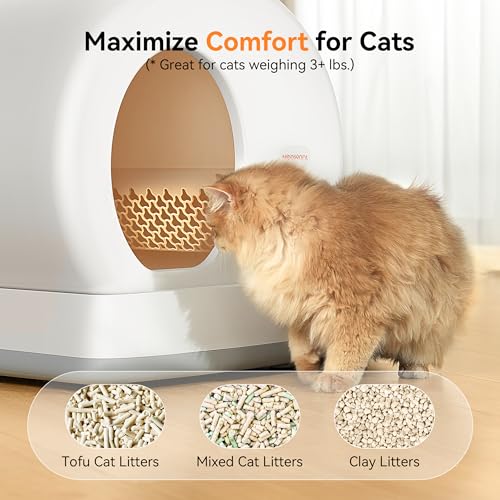MeoWant 57.6L Self-Cleaning Litter Box for Senior Cats: image 5