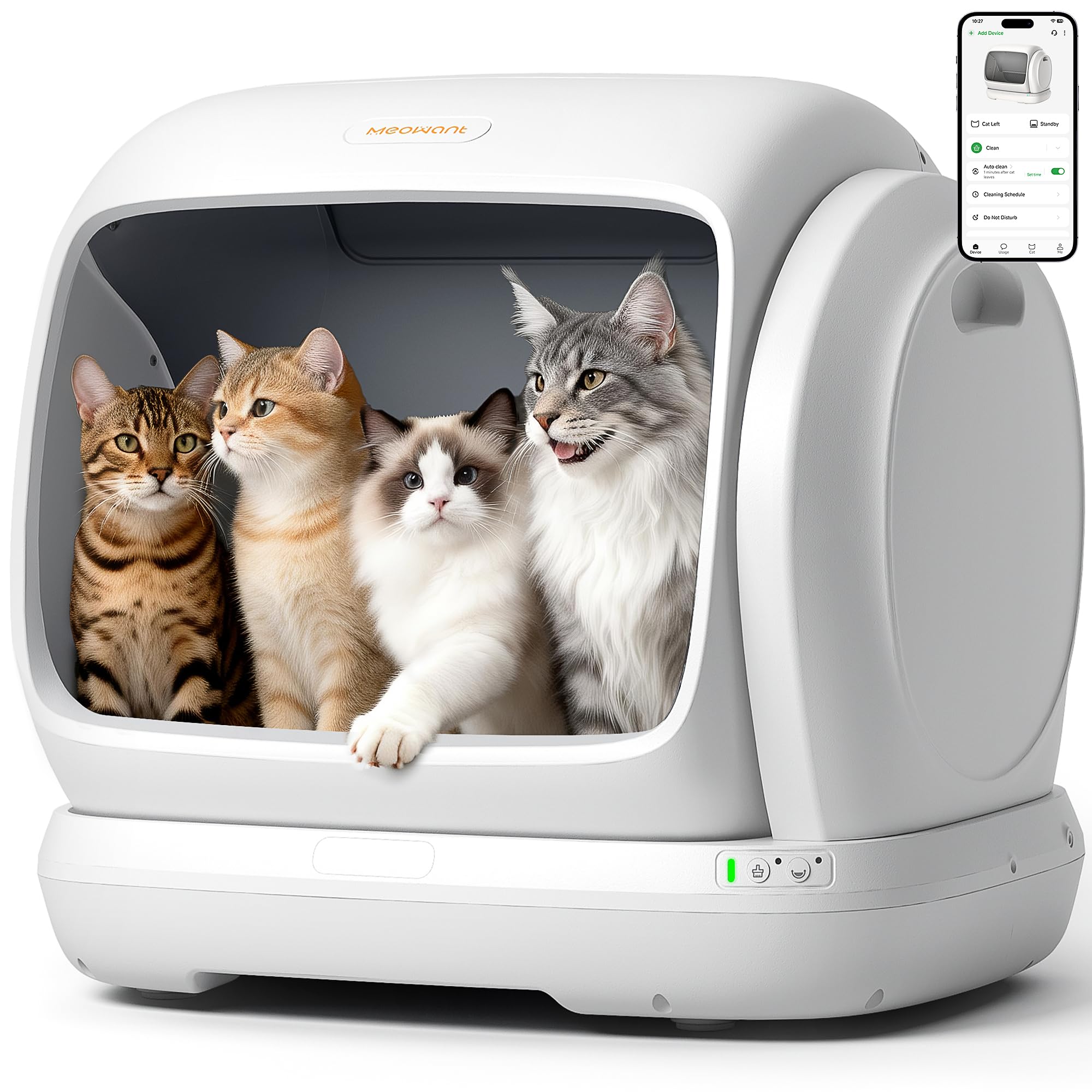 MeoWant XXXL 106L extra-large automatic litter box