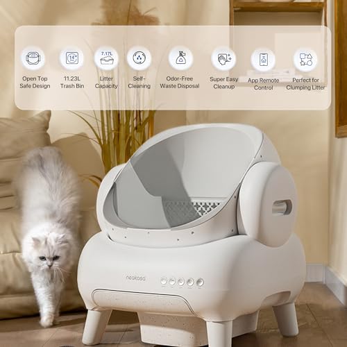Neakasa M1 Plus Lite Open-Top Self-Cleaning Cat Litter Box