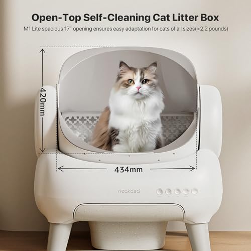 Neakasa M1 Plus Lite Open-Top Self-Cleaning Cat Litter Box: image 5