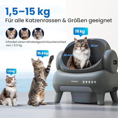 Neakasa M1 Plus Open-Top Self-Cleaning Cat Litter Box: image 5