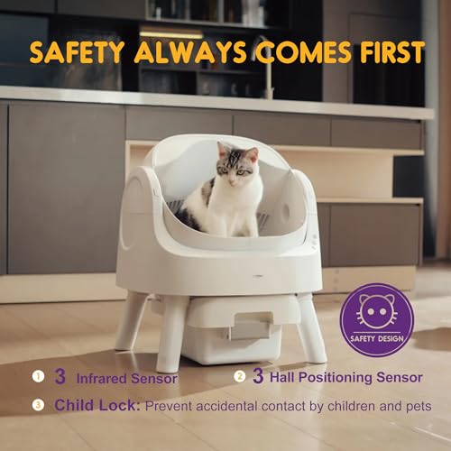 PetPivot Open-Top Self-Cleaning Cat Litter Box: image 5